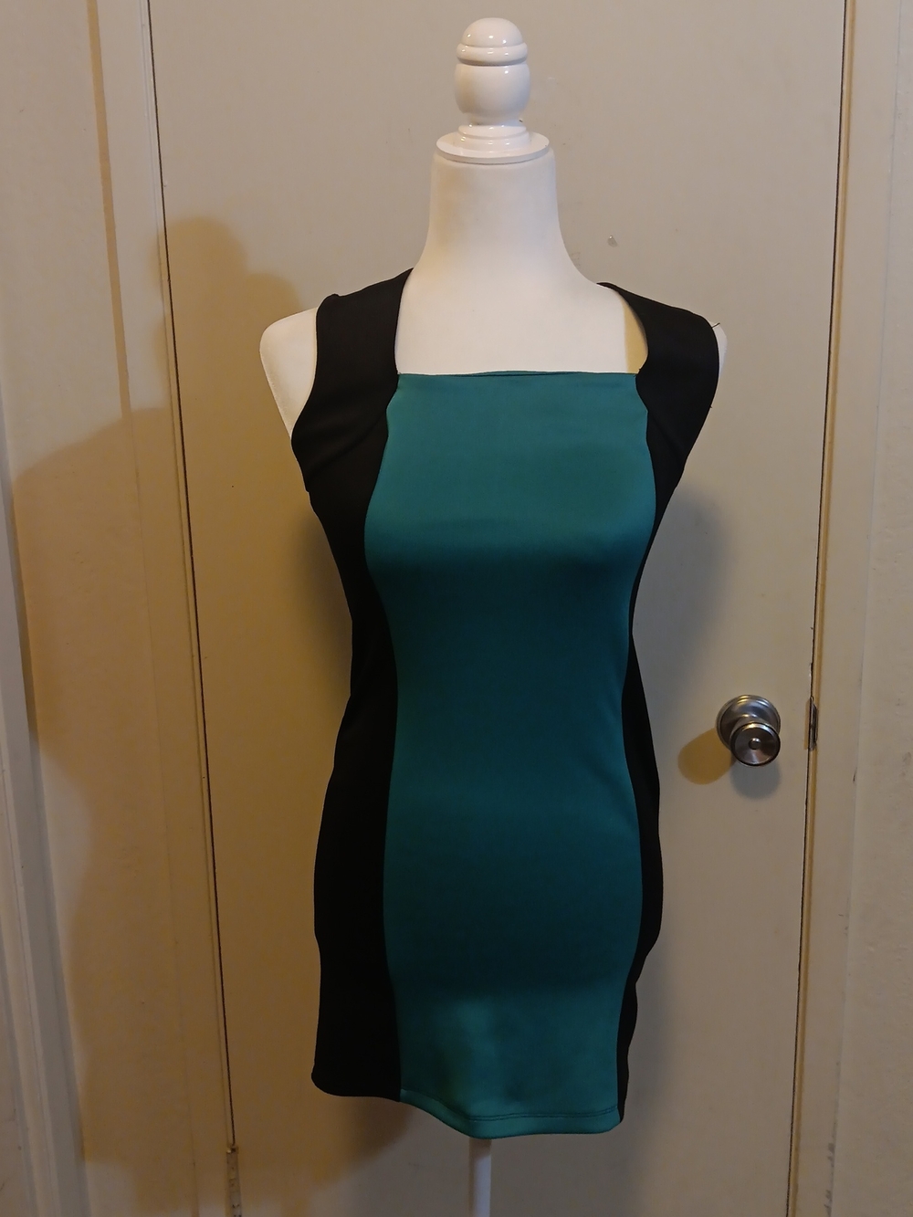 Forever 21 Teal and Black  Dress